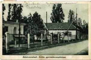 Balatonszabadi, Zsófia gyermekszanatórium (fl)