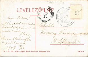 1909 Znióváralja, Klastor pod Znievom; látkép. W. L. Bp. 5907. Kiadja Wagner Arthur / general view (...