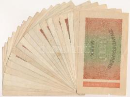 Németország / Weimari Köztársaság 1923. 20.000M (20x) T:III,III- néhány darabon ly.
Germany / Weima...