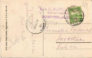 1915 Nagymihály, Michalovce; Kossuth Lajos utca, Zempléni Takarékpénztár, Gyógyszertár, patika, Stro...