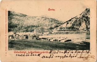 1899 Libetbánya, Libethen, Lubietová; Árvíz. Kiadja Lechnitzky O. 6. sz. / flood (EK)
