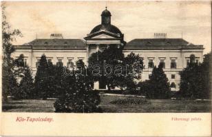 Kistapolcsány, Topolcianky; Gróf Keglevich kastély (József főhercegi palota) / castle, archdukes palace