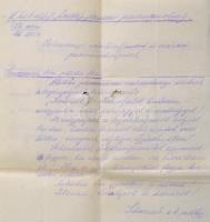 1914 Napiparancs + 2 db dandárparancs, sérült (golyóütötte lyuk?)