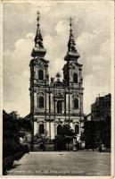Budapest I. Felsővízivárosi római katolikus Szent Anna plébánia templom, hirdetőoszlop