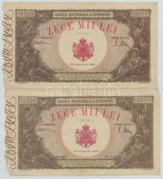 Románia 1945. 10.000L (5x) T:III
Romania 1945. 10.000 Lei (5x) C:F