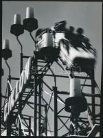 cca 1970 Gebhardt György (1910-1993): Ciklon, jelzés nélküli fotóművészeti alkotás a szerző hagyatékából, 24x18 cm