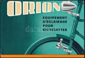 Orion kerékpárlámpa prospektus, francia nyelvű