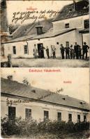 1914 Vásárút, Trhová Hradská; Szeszgyár, munkások, kastély / distillery, workers, castle (EB)
