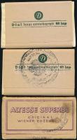 3 db cigarettapapír (Dial, Altesse) + 2 db reklám