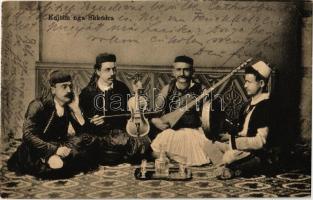 Shkoder, Shkodra, Skutari; folk musicians (EB)