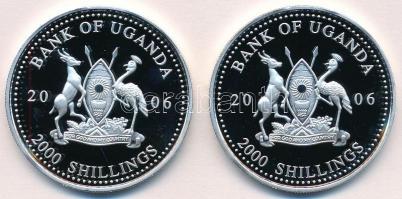 Uganda 2006. 2000Sh Ag "A labdarúgás halhatatlanjainak csarnoka - Németország 1980-as évek / Ha...