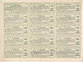 Budapest 1922. "Magyar Köztisztviselők Fogyasztási, Termelő és Értékesítő Szövetkezete" üz...