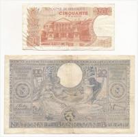 Belgium 1938. 100Fr/20B + 1966. 50Fr T:III
Belgium 1938. 100 Francs/20 Belgas + 1966. 50 Francs C:F