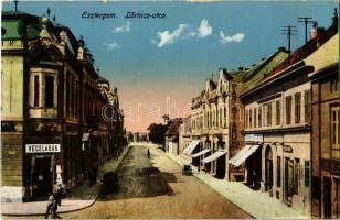 Esztergom, Lőrincz utca, Párisi áruház, Deutsch Mór (ezelőtt Pollák Lipót és fia) üzlete, Végeladás (Rb)