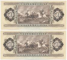 1989. 50Ft (2x) közeli sorszámok T:I,II
Adamo F25