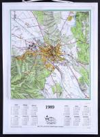 1988-1990 3 db dombortérkép: Badacsony és környéke,  Pécs és környéke, Sopron és környéke. Bp., MN T...