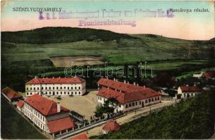 1916 Székelyudvarhely, Odorheiu Secuiesc; Kaszárnya, laktanya. Kiadja Dragoman S. J. / military barracks + K.u.K. Infanterieregiment Freiherr von Schwitzer Nr. 62. Pionierabteilung (EK)