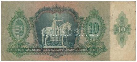 1936. 10P  hamis "Kerületi Pártvezető Kőszeg" felülbélyegzéssel (fake overprint) T:III,III...