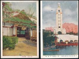 28 db RÉGI használatlan japán városképes lap / 28 unused pre-1945 Japanese town-view postcards