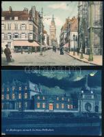31 db RÉGI használatlan francia városképes lap / 31 unused pre-1945 French town-view postcards