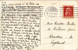 Baroque ball, couple in costumes. Wiener art postcard. B.K.W.I. 620-1. s: Mela Koehler  (fa)