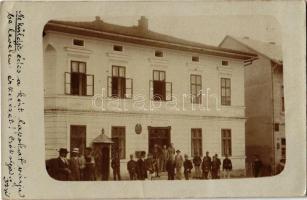 1912 K.u.K. Militär Postamt Foca / Osztrák-magyar katonai posta hivatal Foca-ban (Bosznia) / Austro-Hungarian K.u.K. military post office in Foca (Bosnia), soldiers. photo (EK)