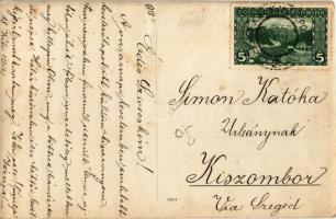 1912 K.u.K. Militär Postamt Foca / Osztrák-magyar katonai posta hivatal Foca-ban (Bosznia) / Austro-...