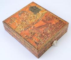 1990 és 1991 Tokaji asszú ( 3 puttonyos) és szamorodni díszdobozban talpas pohárral, Tokaj Kereskedő...