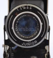 Beier Beirax Junior 6x9 rollfilmes kamera E. Ludwig	Meritar 1:4,5/105 mm objektívvel, jó állapotban