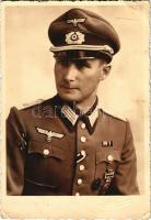 1942 WWII German Nazi military officer, swastika. Maximilian Kohler photo (non PC) (EK)
