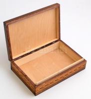 Fa doboz, jó állapotban, 24×16 cm, m:6 cm