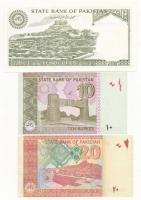 Pakisztán 1976-1984. 10R + 2017. 10R + 20R T:I
Pakistan 1976-1984. 10 Rupees + 2017. 10 Rupees + 20...