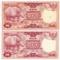 Indonézia 1964. 1s + 10s (2x) + 1977. 100R (2x) + 1992. 1000R T:I,I- egyiken fo.
Indonesia 1964. 1 ...