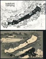 Balaton - 6 db modern képeslap / 6 modern postcards