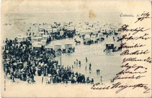 1898 Ostende, Ostend; beach