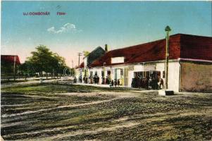 1919 Dombóvár, Újdombóvár; Fő tér, Burger Ödön üzlete