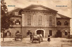 1918 Dombóvár, Korona szálloda, kávéház (EK)