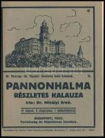 Dr. Mihályi Ernő: Pannonhalma részletes kalauza. Részletes helyi kalauzok 2. Bp.,1923., Turistaság és Alpinizmus, 1 t.+36 p. Szövegközti képekkel. Átkötött egészvászon-kötésben, az eredeti papírborítót bekötötték.