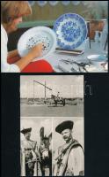 12 db MODERN magyar népviseletes motívumlap / 12 modern Hungarian folklore motive postcards