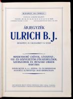 1914 Ulrich B. J. árjegyzéke, mindennemű csövek, légszesz- víz- és gőzvezetéki fölszerelések, szersz...