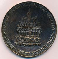 1983. "Szent István Bazilika felújítása" öntött Br emlékérem. Szign.: PAX (82mm) T:2