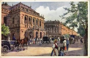 Budapest VI. Andrássy út az Operával. B.K.W.I. S. 280/2. s: Götczinger