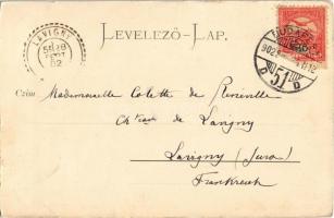 1902 Budapest I. Mátyás templom, Szentháromság szobor (EK)