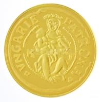 DN "Magyar aranypénzek utánveretben - Szapolyai János dénár 1527" aranyozott Ag emlékérem ...