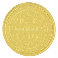 DN "Magyar aranypénzek utánveretben - Bocskai Erzsébet 10 dukát" aranyozott Ag emlékérem t...