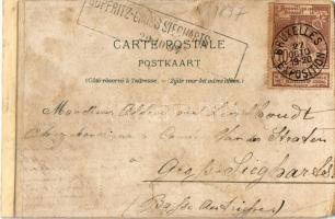 1897 Brussels, Bruxelles; Exposition Universelle / International Exposition, Leopold II of Belgium. ...