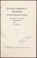 3 db Trabant kezelési útmutató