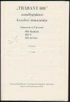 3 db Trabant kezelési útmutató