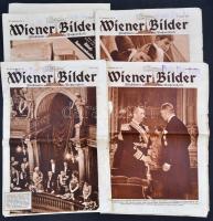1936-37 A Wiener Bilder c. képes magazin 4 db . száma.
