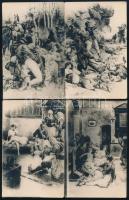 Zichy Mihály erotikus rajzairól készült 29 db fénykép 6x9 és 9x14 cm méretben